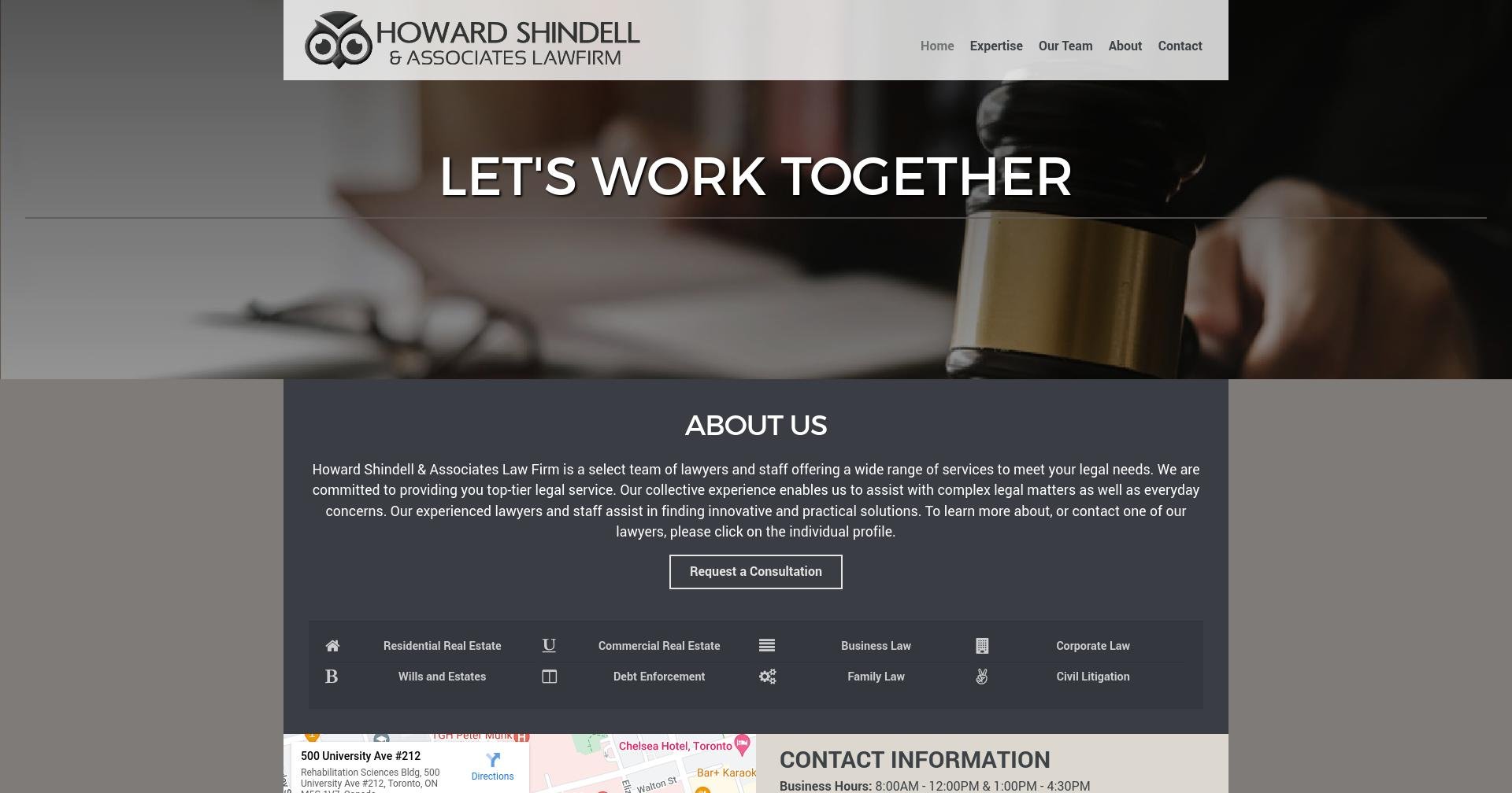 Howard Shindell Law Firm at howardshindelllawfirm.com