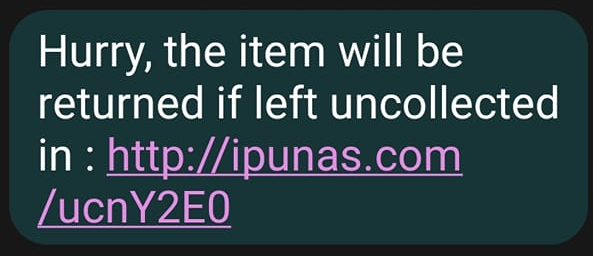 Auspost Scam Text Message