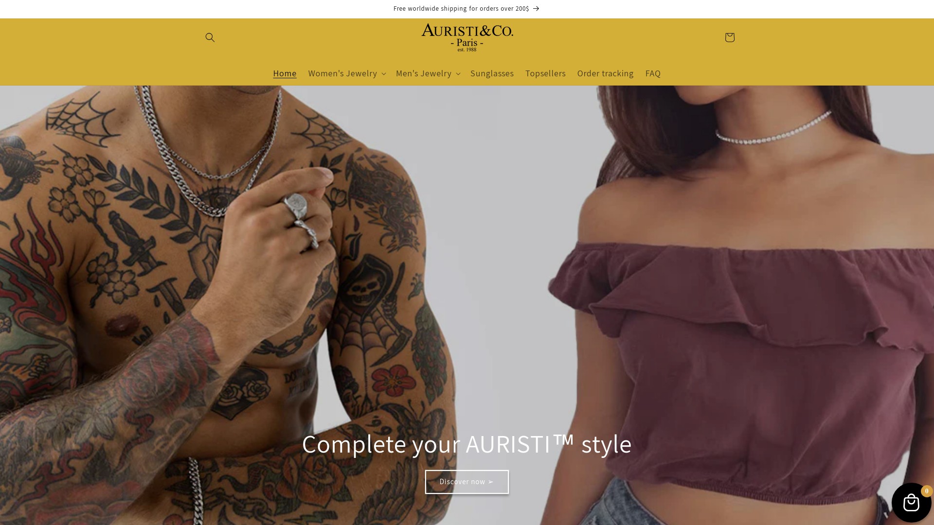 Auristi Scam Website at auristi.com