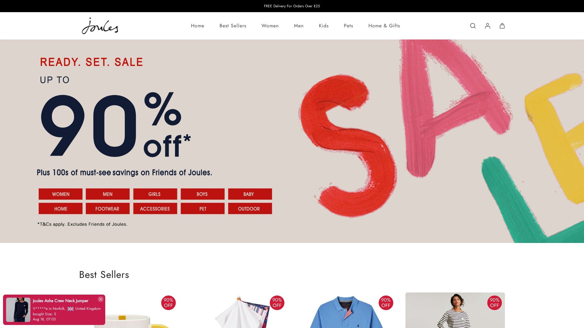 Fake Joules Stores - Joules Closing Down Sale Scam Stores