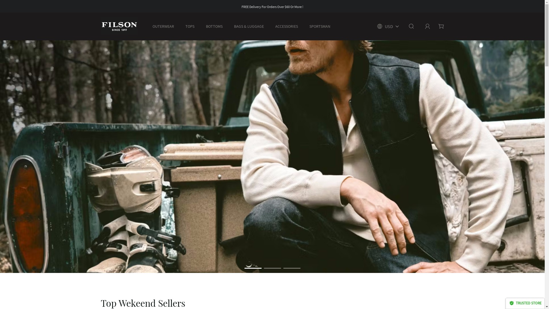 Filson Outlet at usfilsonoutlet.shop