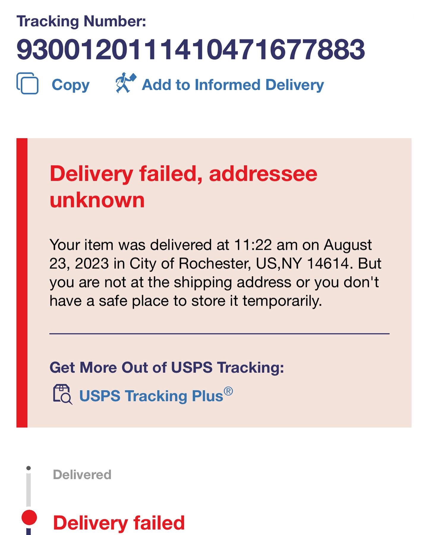 USPS Redelivery Scam Text 9300120111410471677883