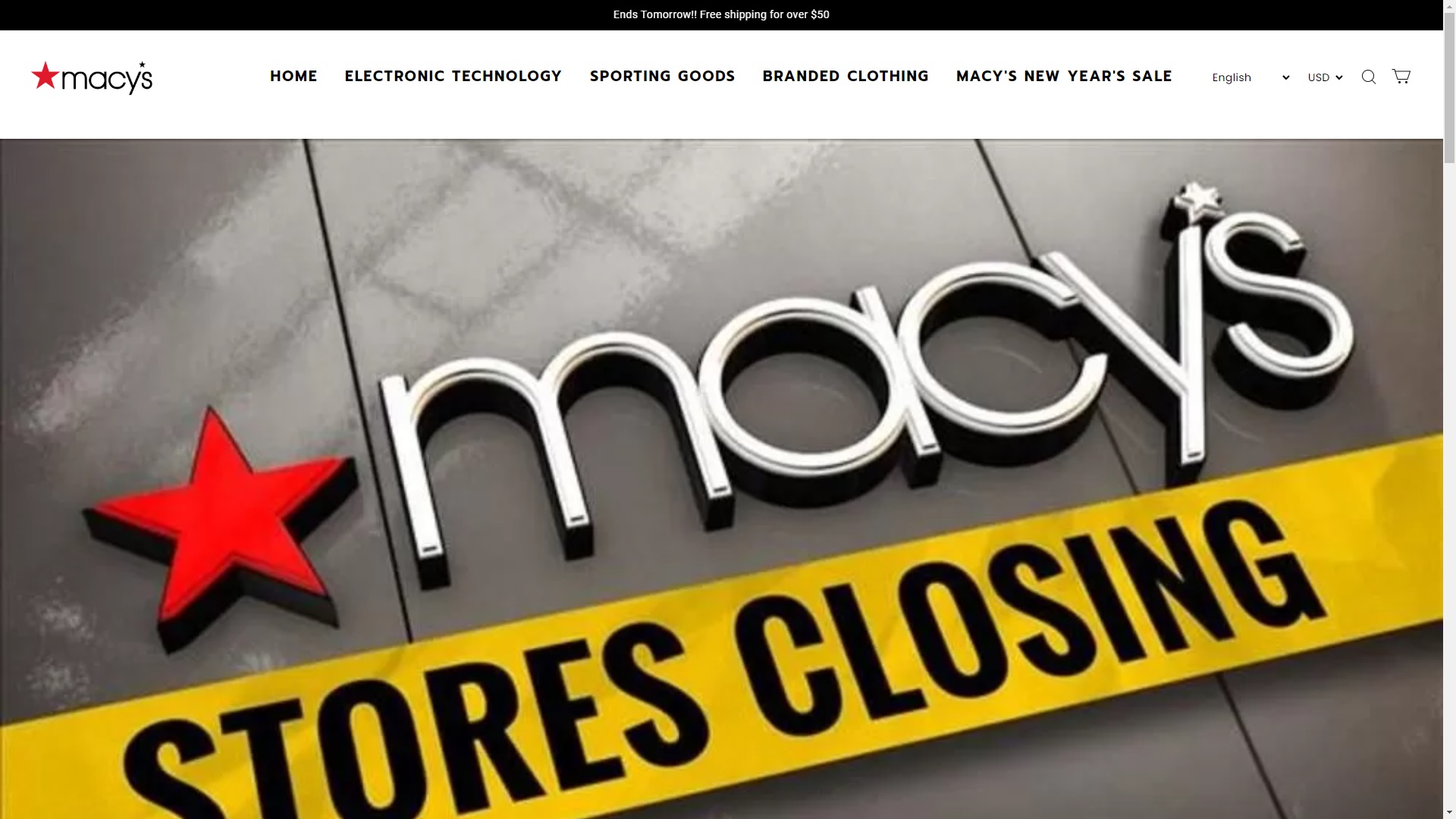 Mcyflsale Scam Store at mcyflsale.com