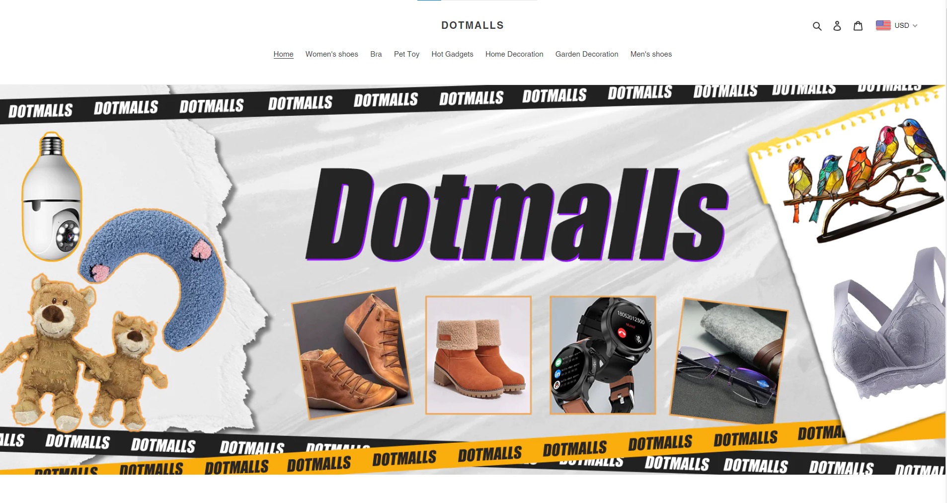 Dotmalls Smartwatch Scam Store at dotmalls.com?