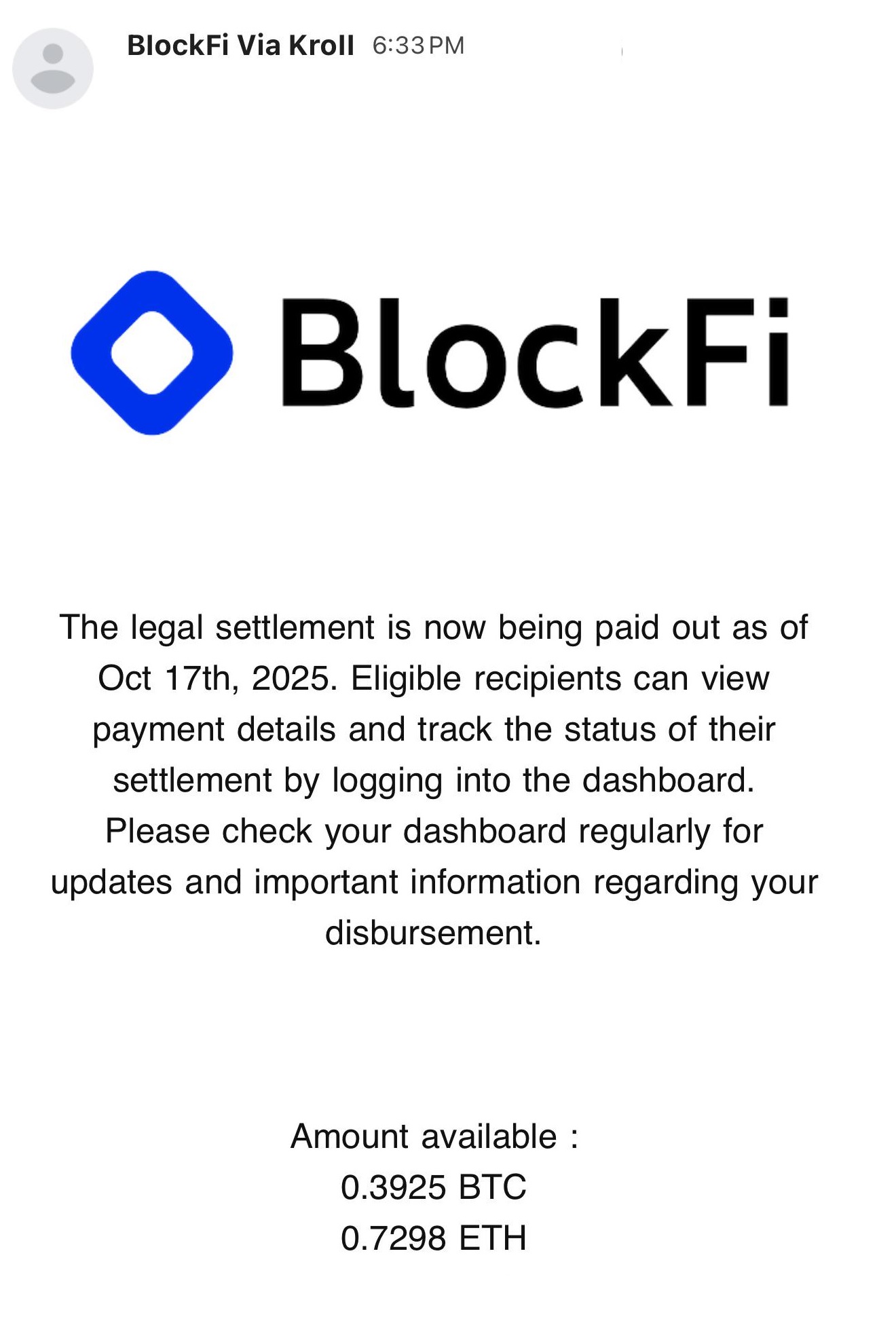 Kroll Email Scam