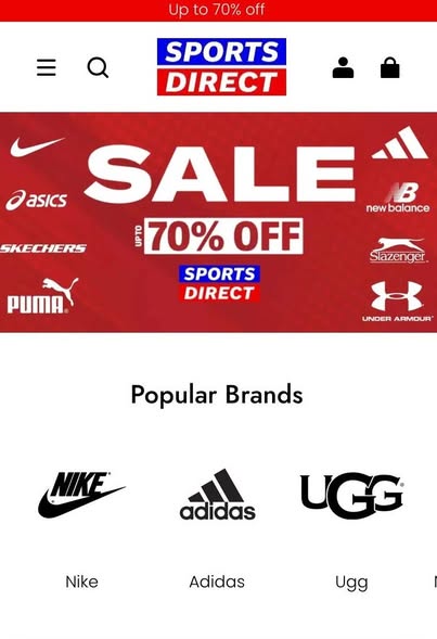 A Fake Sports Direct Website