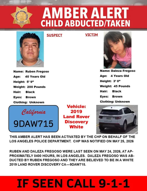 Legit Daleza Fregoso Amber Alert