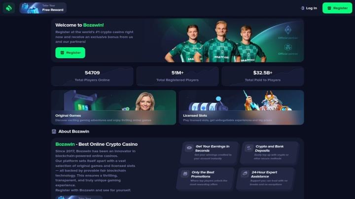 Is bozawin.com a Scam or is it a Legit Crypto Casino? thumbnail