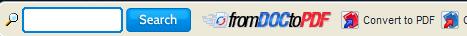 FromDocToPDF Toolbar