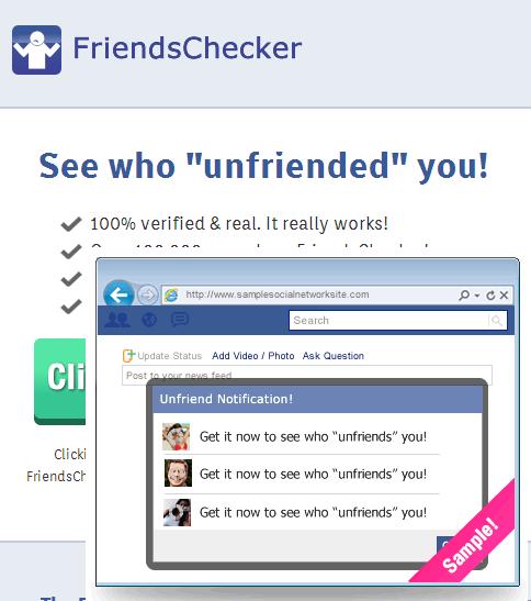 website www.friendschecker.com