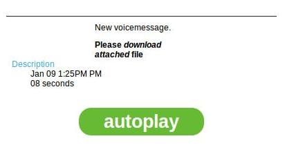WhatsApp Missed voice message