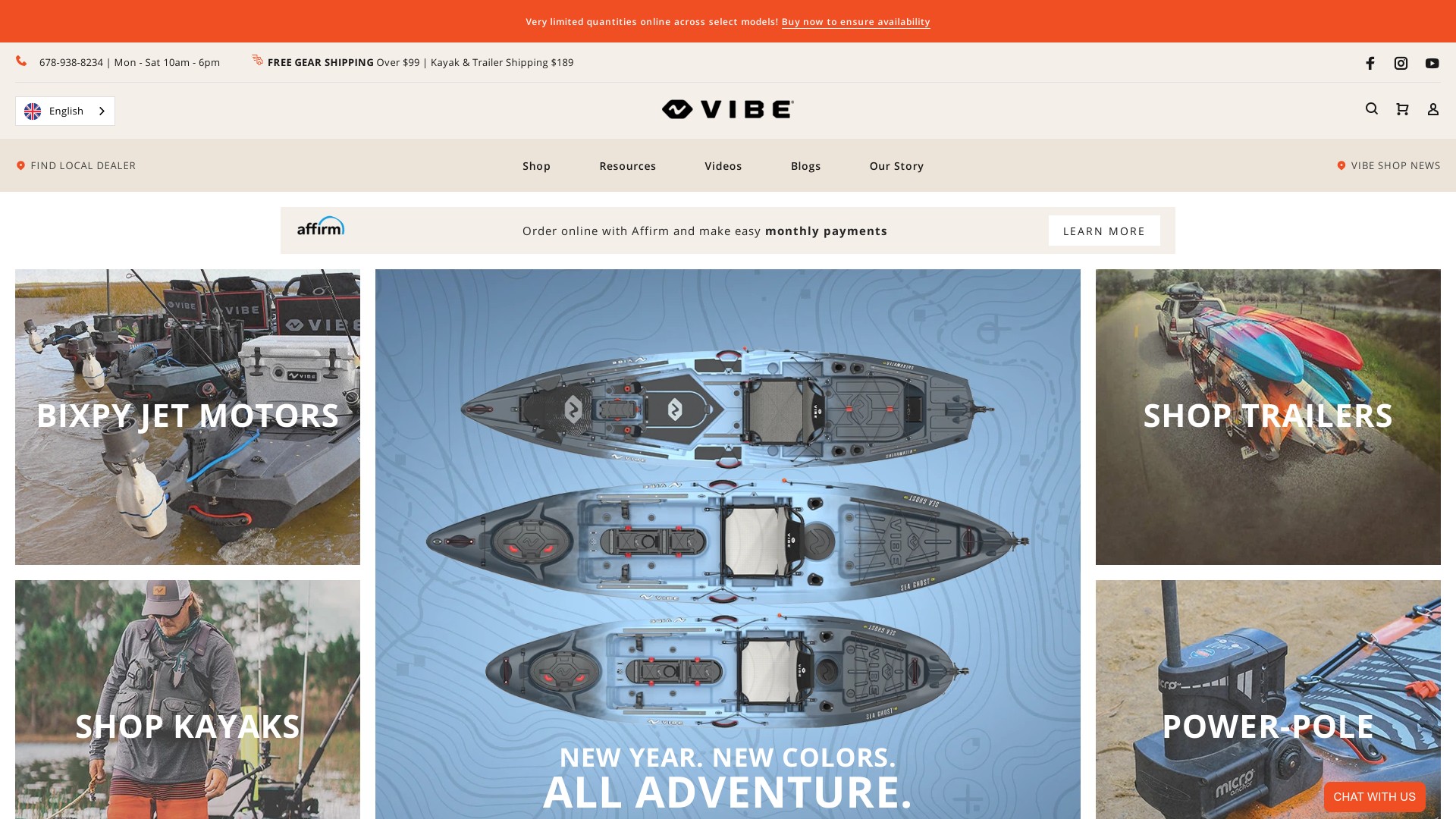 Vibe Kayaks, LLC located at vibekayaks.com
