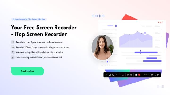 Boost Your Productivity with iTop Screen Recorder: Features, Tutorial, and Advanced Tips thumbnail
